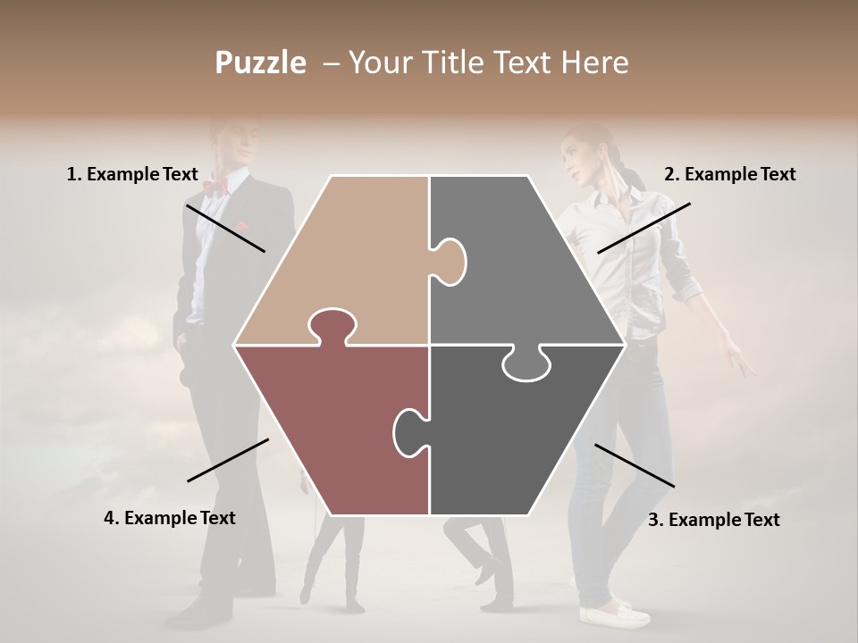 Doll Caucasian Shirt PowerPoint Template