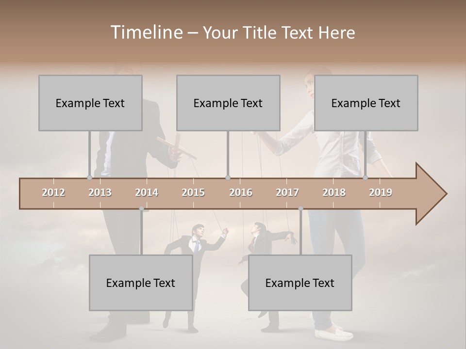 Doll Caucasian Shirt PowerPoint Template