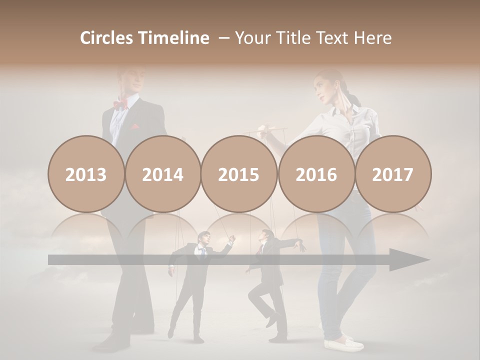 Doll Caucasian Shirt PowerPoint Template