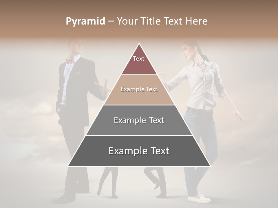 Doll Caucasian Shirt PowerPoint Template