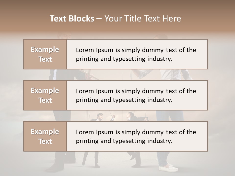 Doll Caucasian Shirt PowerPoint Template