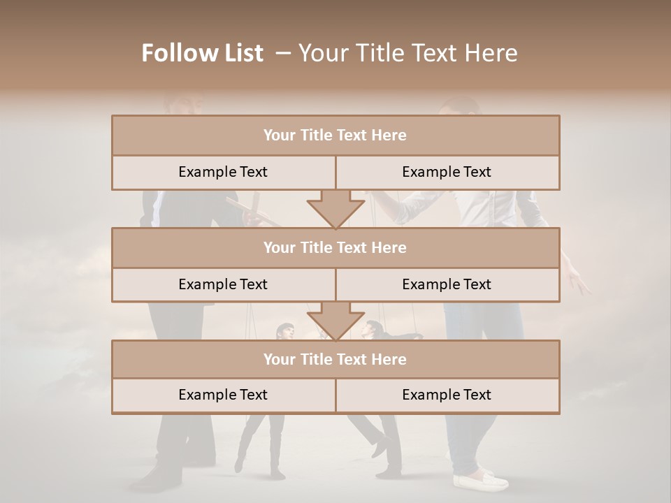 Doll Caucasian Shirt PowerPoint Template