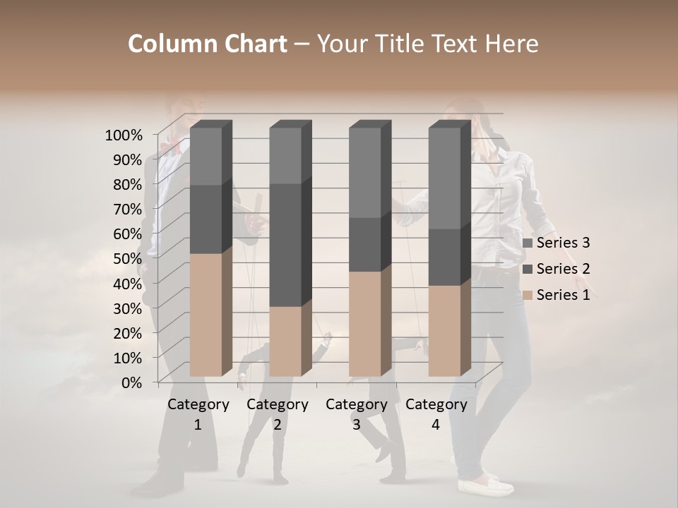 Doll Caucasian Shirt PowerPoint Template