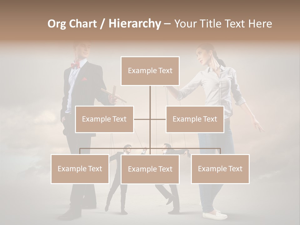 Doll Caucasian Shirt PowerPoint Template