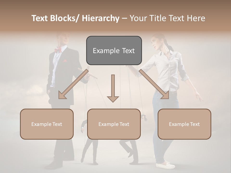 Doll Caucasian Shirt PowerPoint Template