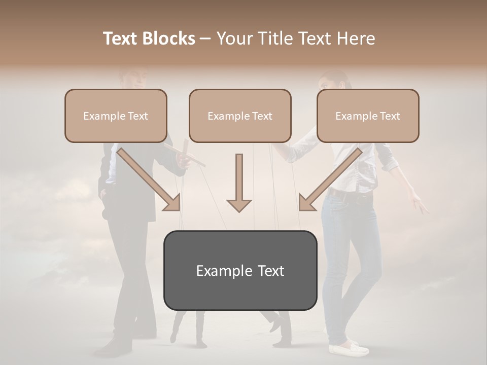 Doll Caucasian Shirt PowerPoint Template