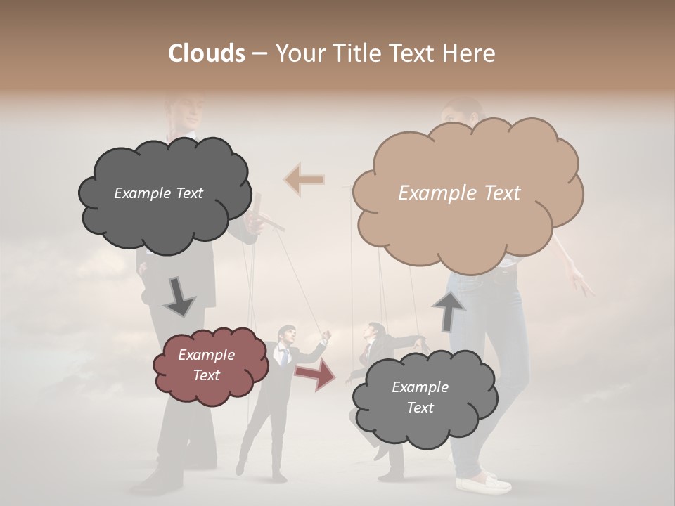 Doll Caucasian Shirt PowerPoint Template