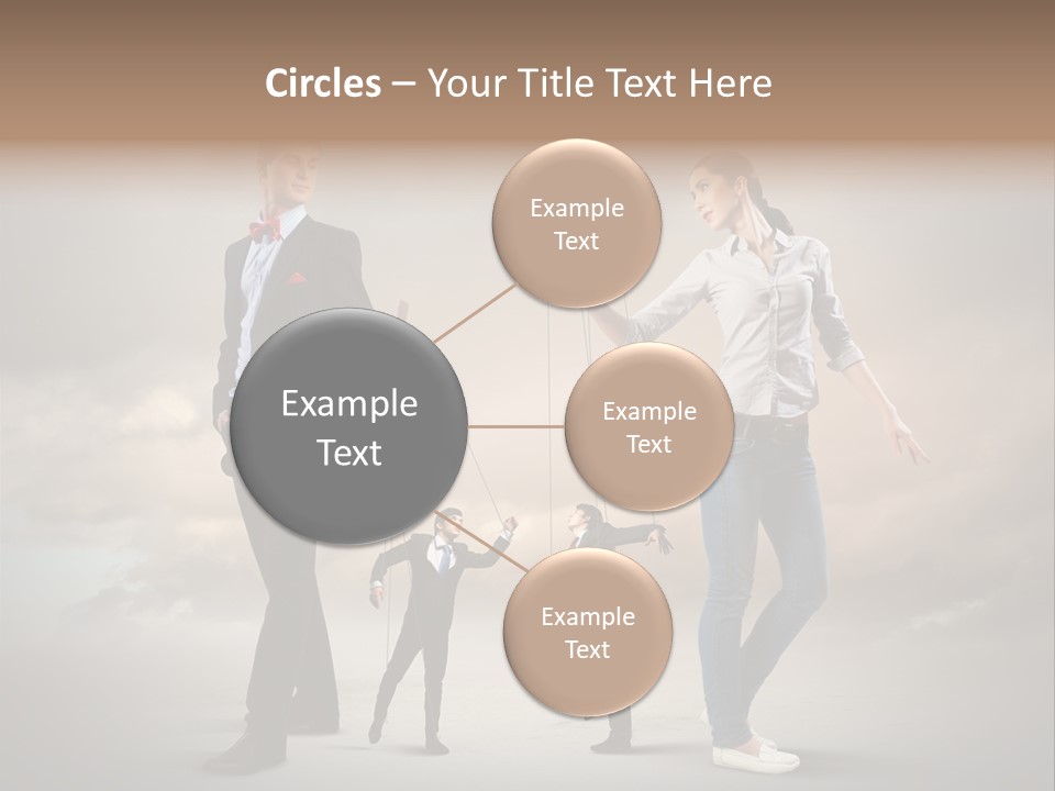 Doll Caucasian Shirt PowerPoint Template