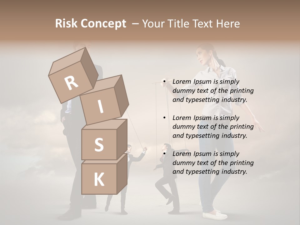 Doll Caucasian Shirt PowerPoint Template