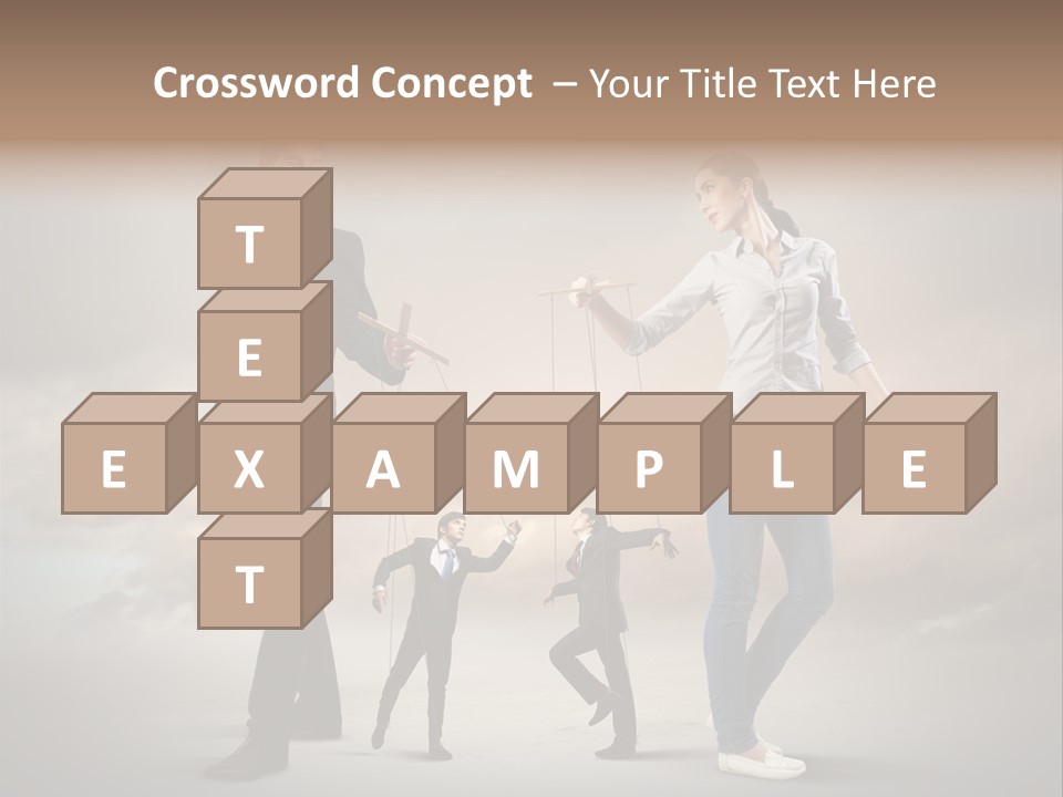 Doll Caucasian Shirt PowerPoint Template