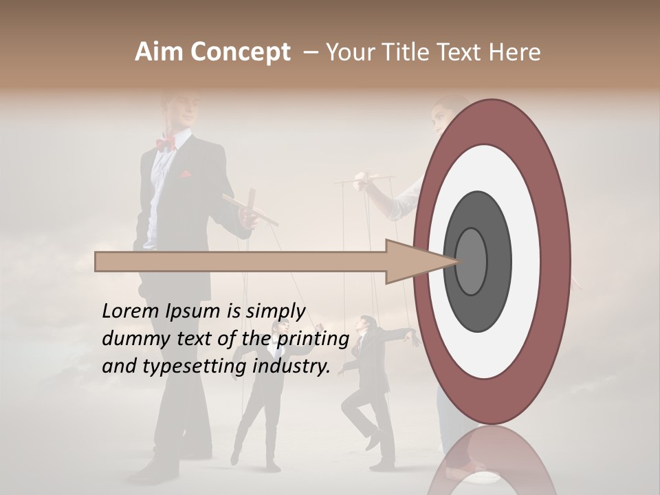 Doll Caucasian Shirt PowerPoint Template