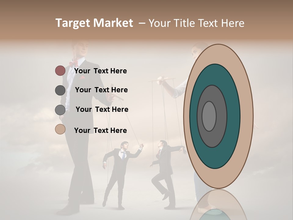 Doll Caucasian Shirt PowerPoint Template