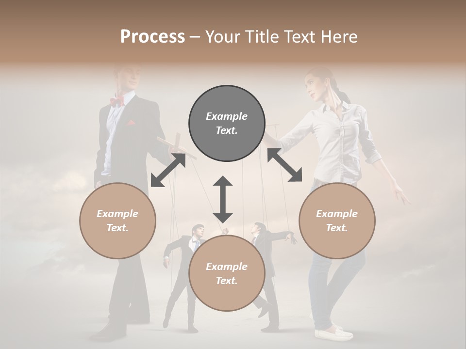 Doll Caucasian Shirt PowerPoint Template