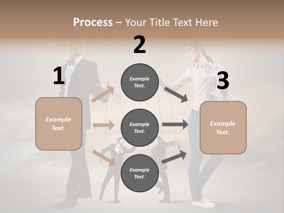 Doll Caucasian Shirt PowerPoint Template