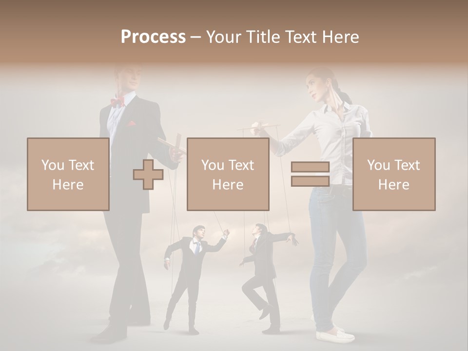 Doll Caucasian Shirt PowerPoint Template