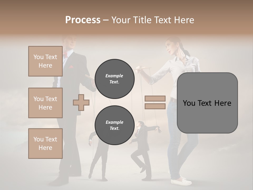 Doll Caucasian Shirt PowerPoint Template