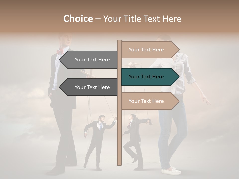 Doll Caucasian Shirt PowerPoint Template