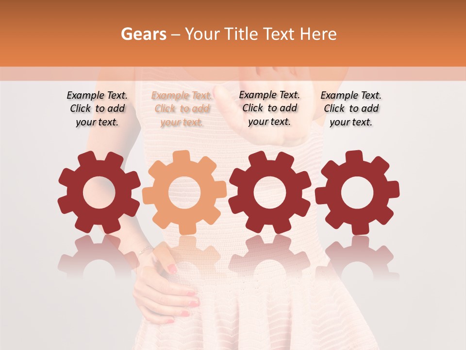 Stop Human Smile PowerPoint Template