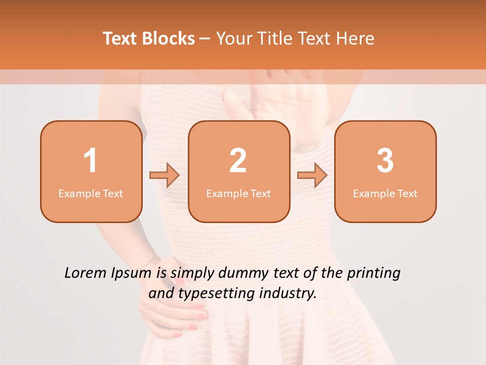 Stop Human Smile PowerPoint Template
