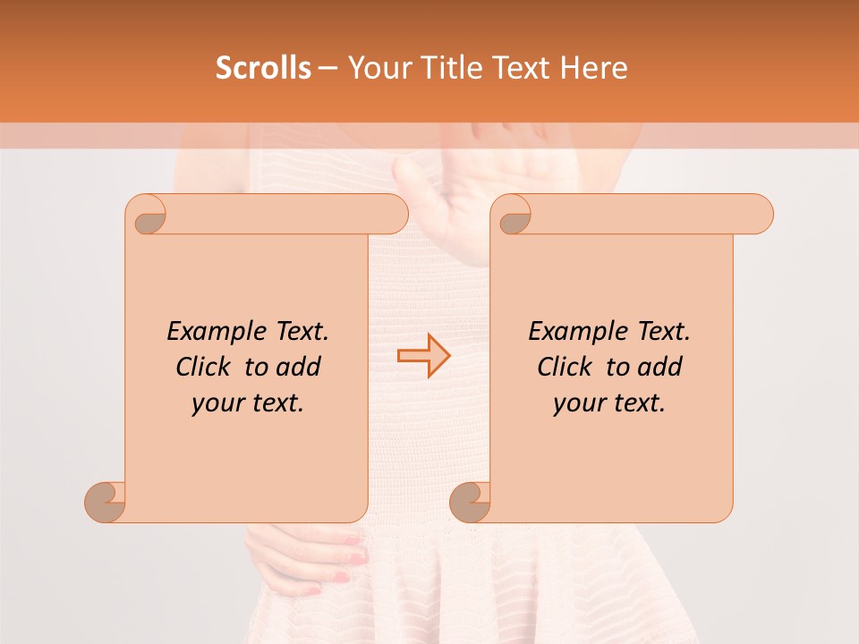 Stop Human Smile PowerPoint Template