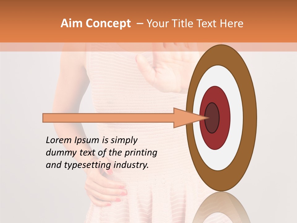 Stop Human Smile PowerPoint Template