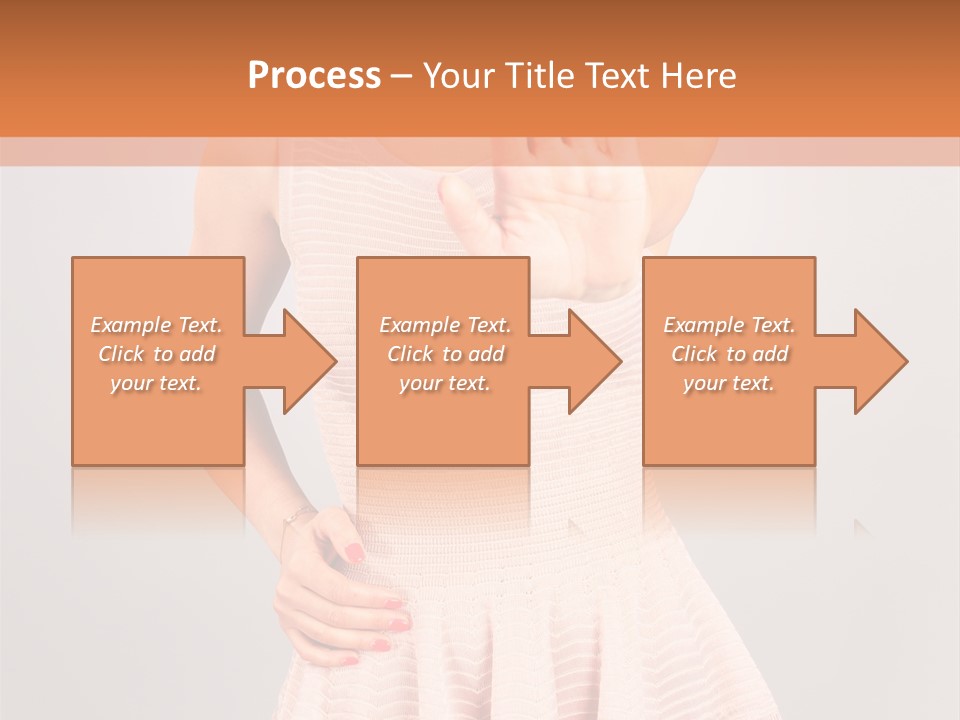 Stop Human Smile PowerPoint Template