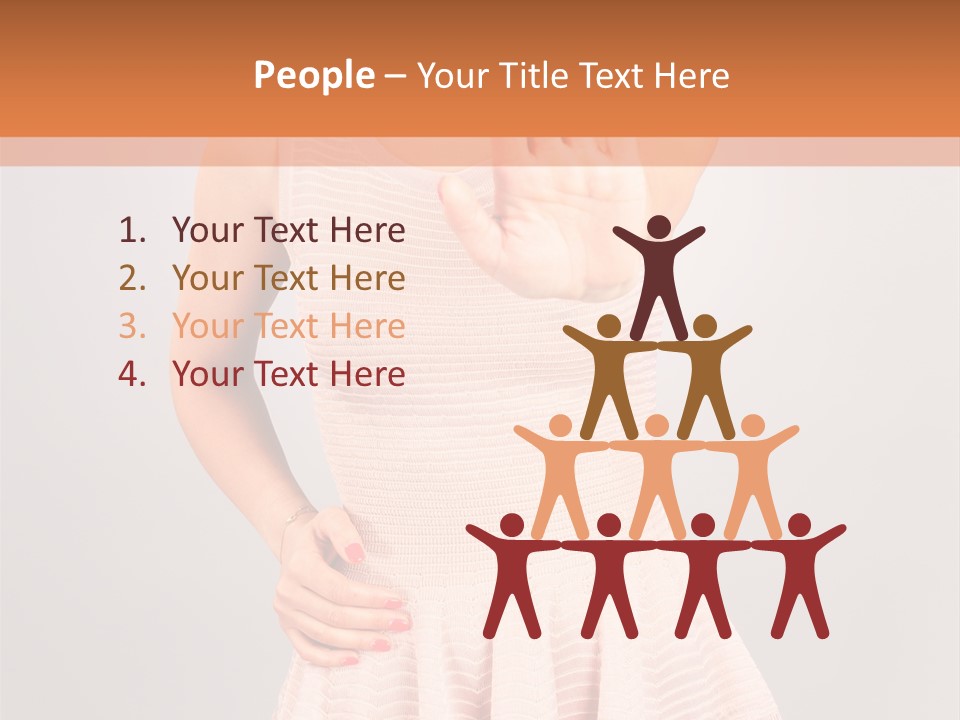 Stop Human Smile PowerPoint Template