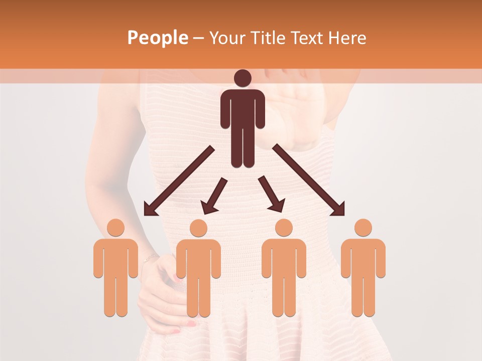 Stop Human Smile PowerPoint Template