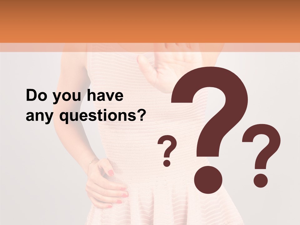 Stop Human Smile PowerPoint Template