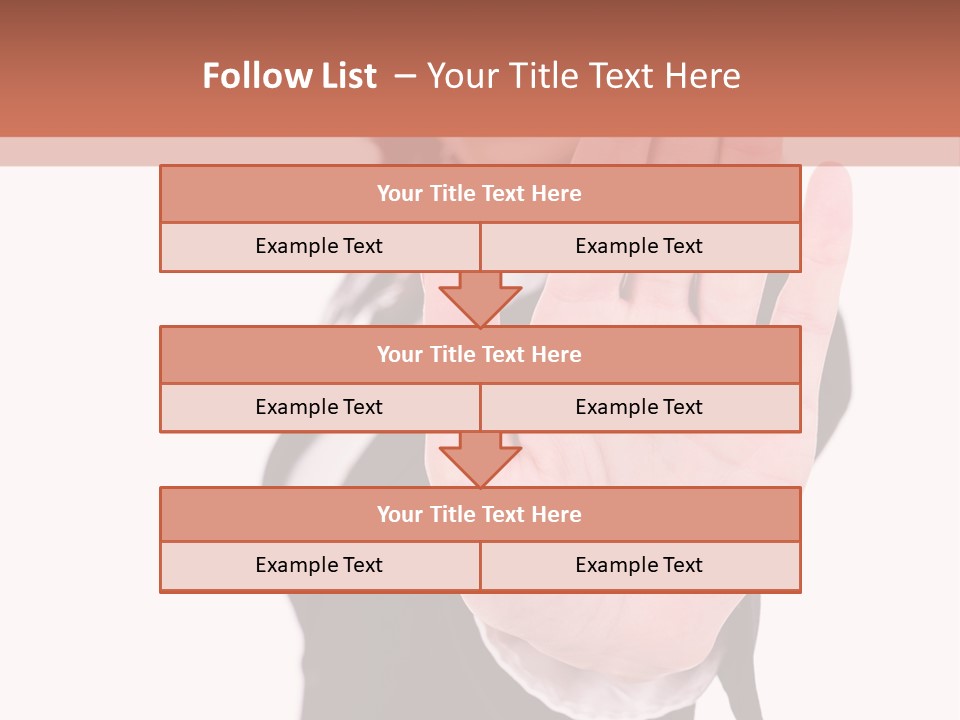 Stopping Attractive Formal PowerPoint Template