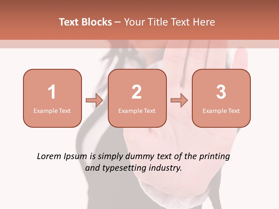 Stopping Attractive Formal PowerPoint Template