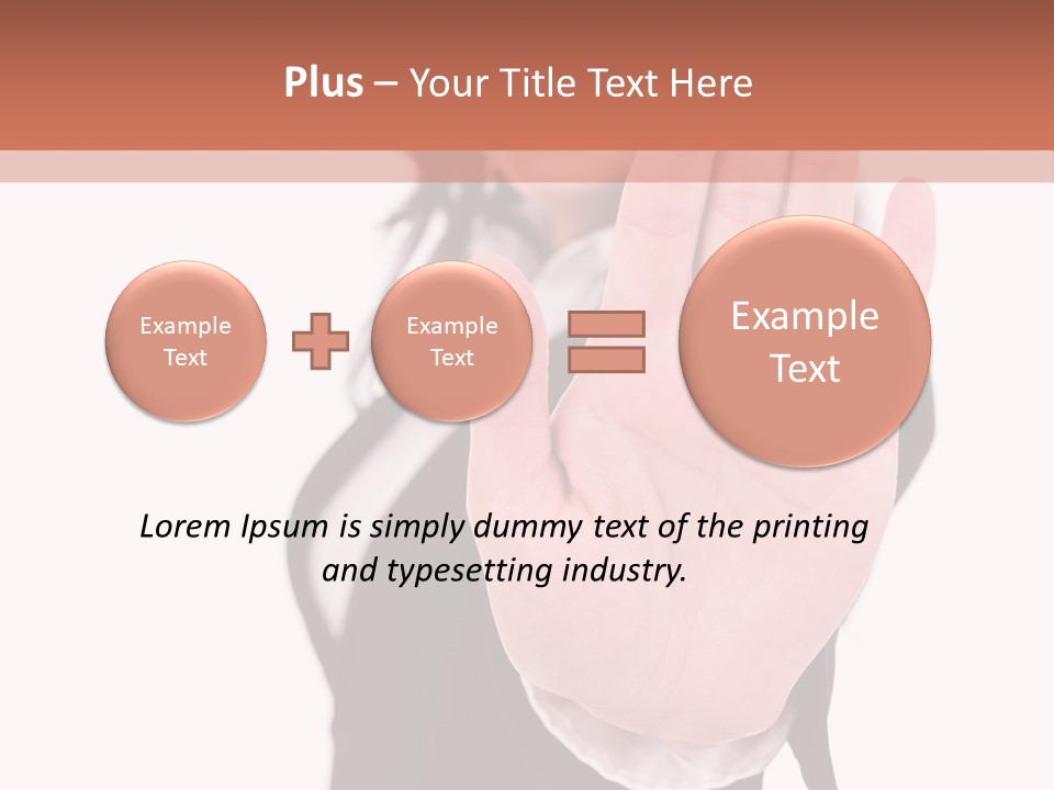 Stopping Attractive Formal PowerPoint Template