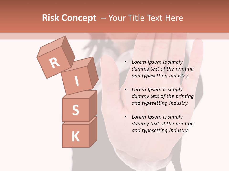 Stopping Attractive Formal PowerPoint Template