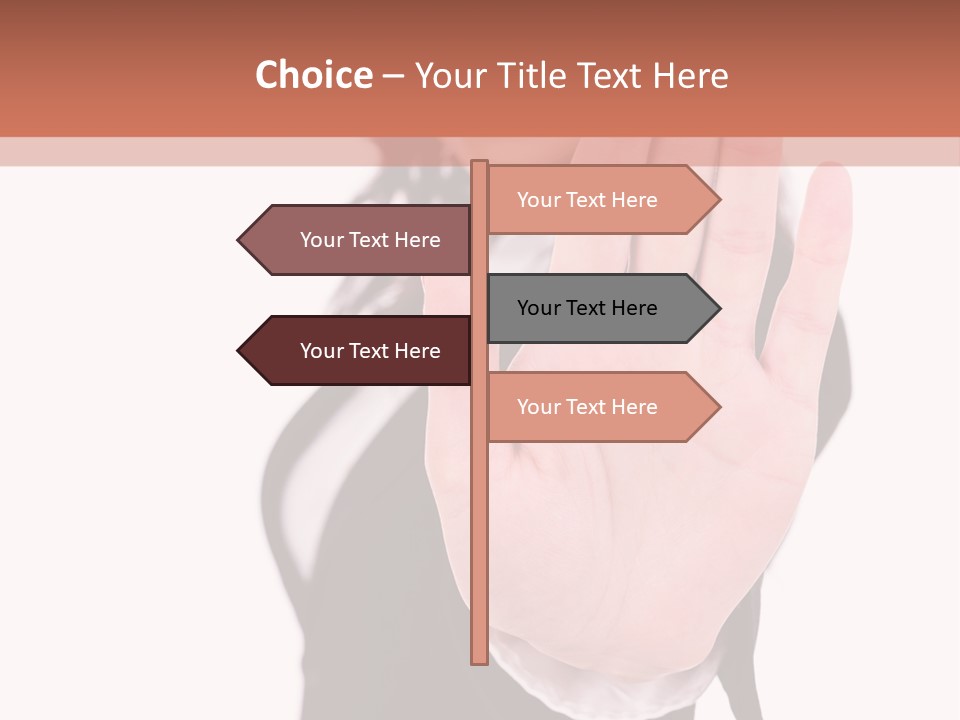 Stopping Attractive Formal PowerPoint Template