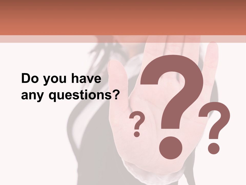 Stopping Attractive Formal PowerPoint Template