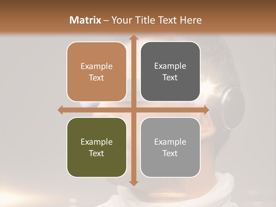 Glass Menu Spectacle PowerPoint Template