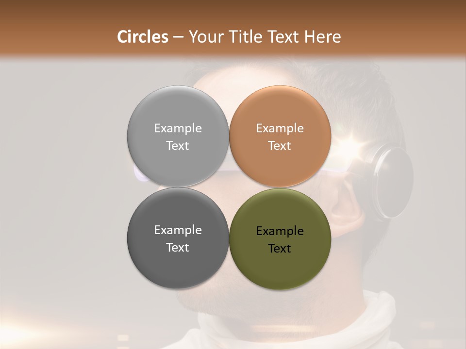 Glass Menu Spectacle PowerPoint Template