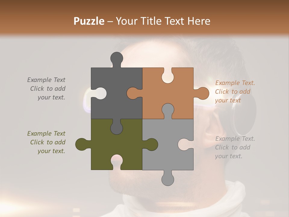 Glass Menu Spectacle PowerPoint Template