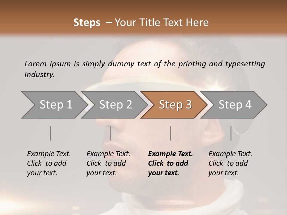 Glass Menu Spectacle PowerPoint Template