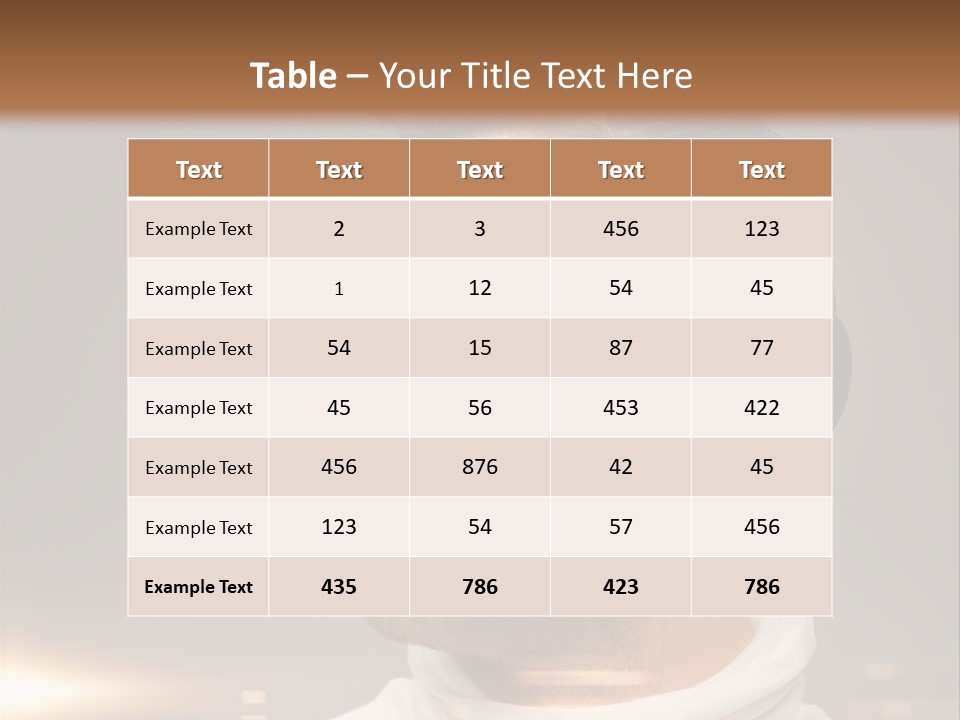 Glass Menu Spectacle PowerPoint Template