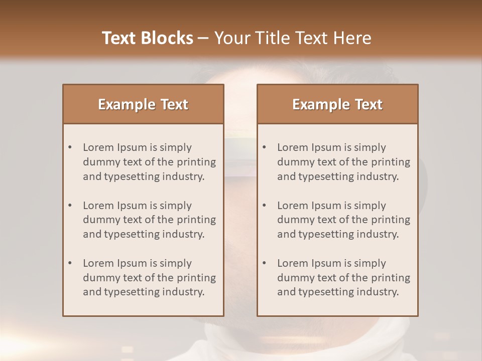 Glass Menu Spectacle PowerPoint Template
