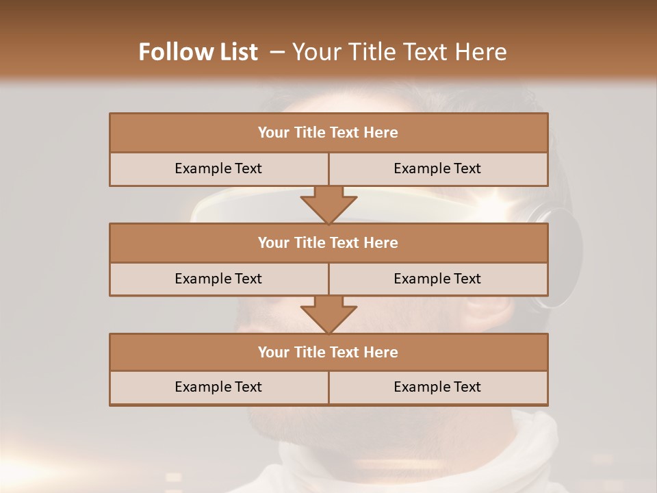 Glass Menu Spectacle PowerPoint Template