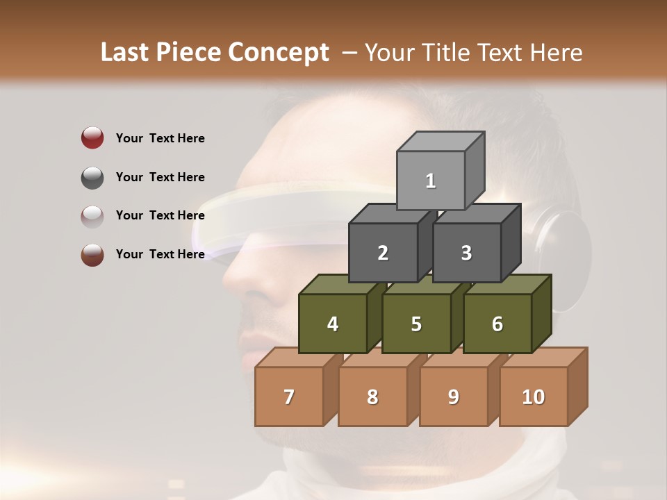 Glass Menu Spectacle PowerPoint Template
