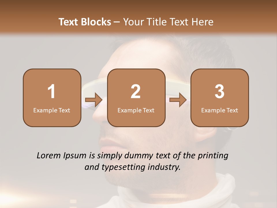 Glass Menu Spectacle PowerPoint Template