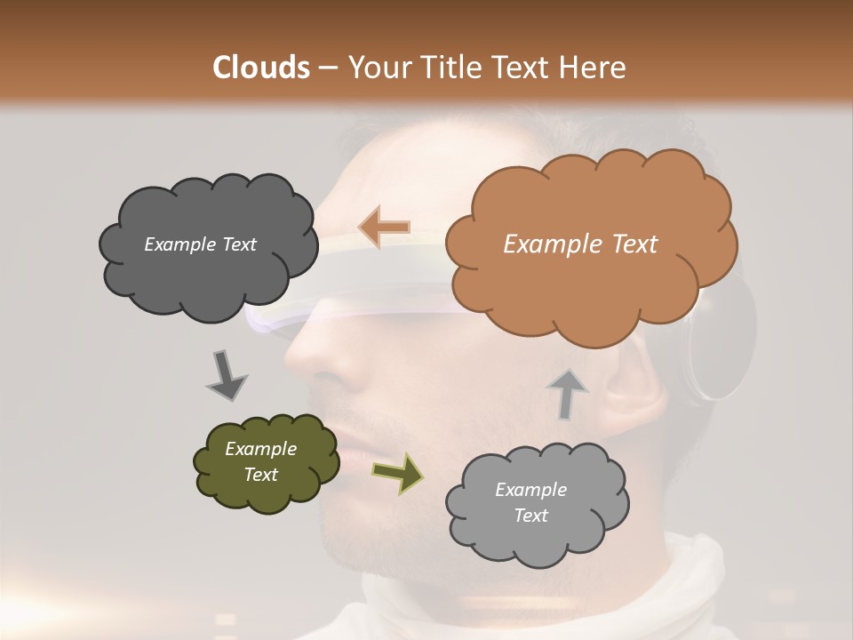 Glass Menu Spectacle PowerPoint Template