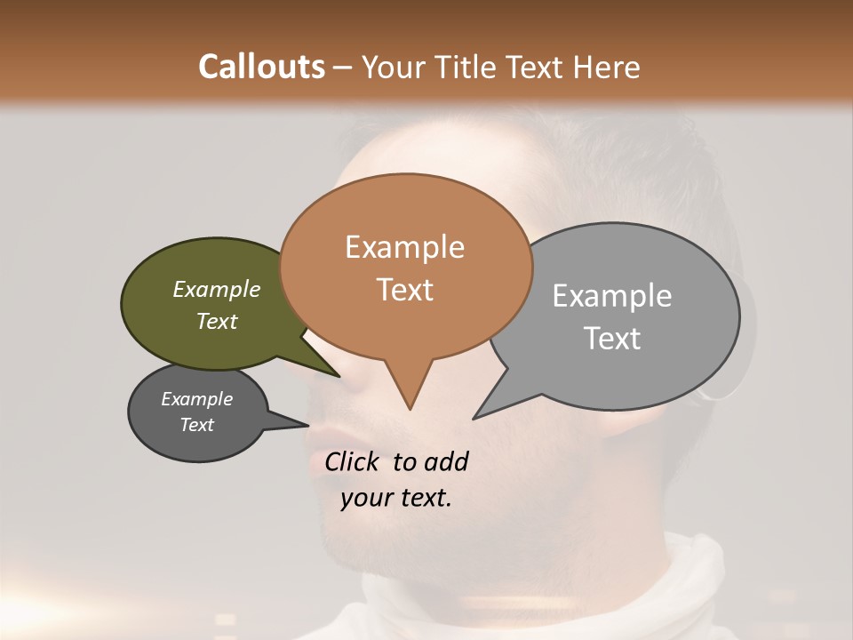 Glass Menu Spectacle PowerPoint Template