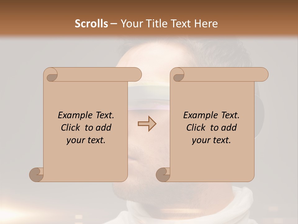 Glass Menu Spectacle PowerPoint Template