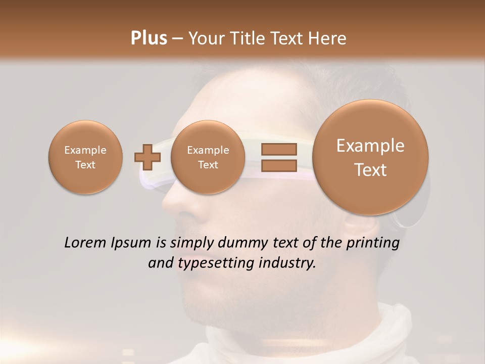 Glass Menu Spectacle PowerPoint Template