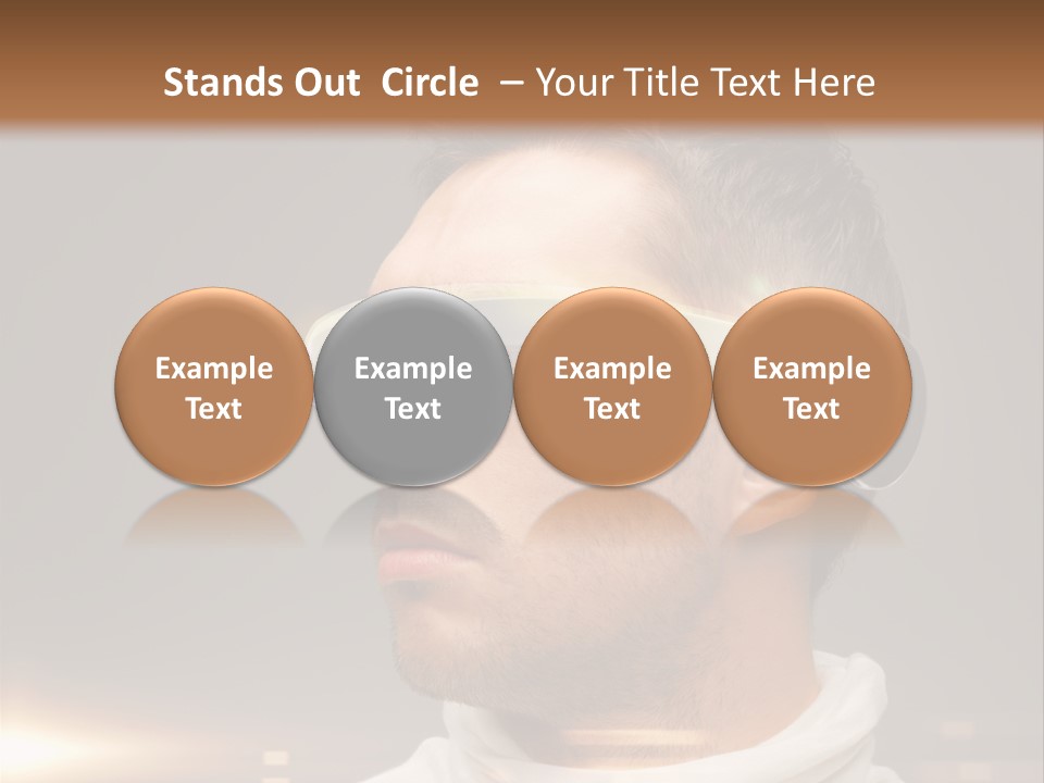 Glass Menu Spectacle PowerPoint Template