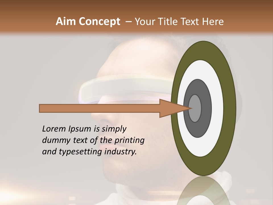 Glass Menu Spectacle PowerPoint Template